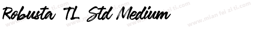 Robusta TL Std Medium字体转换
